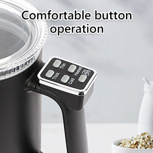 Hot And Cold Double Electric Milk Frother Coffee Latte