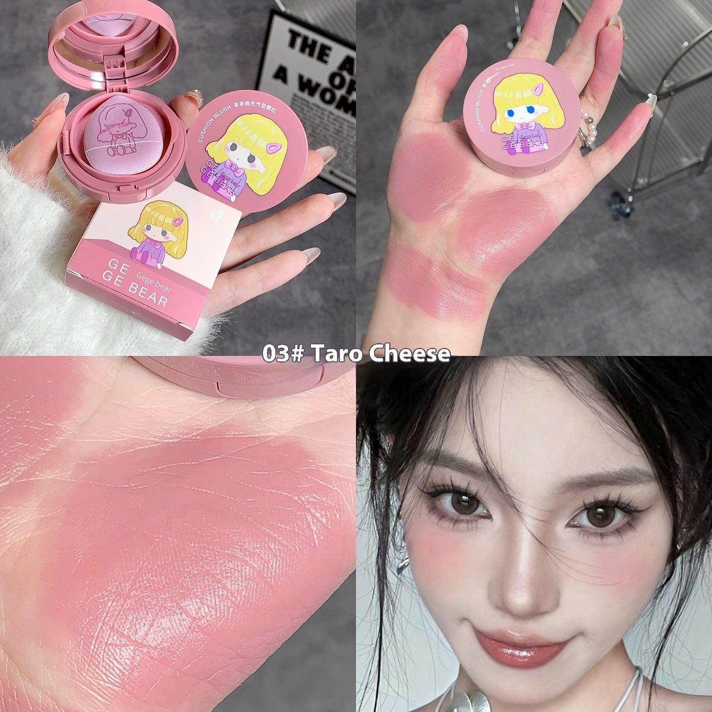 Cha Cha Peach Color Cushion Blush Brightening