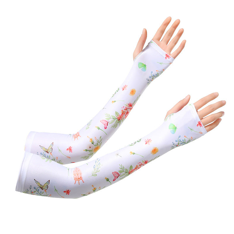 Gardening Sun Protection Oversleeve Women's Sun Protection Cool Feeling Ice Sleeve