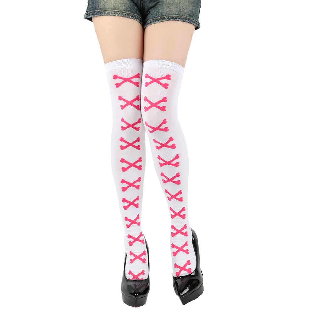 Halloween Party Bones Stockings COS Masquerade Dress Up