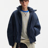 Stand Collar Cotton-padded Jacket Winter American Retro Warm Coat