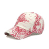 Printed Face Cover Sun-proof Peaked Cap