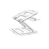 Metal Laptop Stand Office Adjustable Lift Table