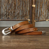 Trendy Versatile Personality Retro 18cm Leather Belt