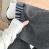 Japanese Retro Wool Cuffed Casual Pants