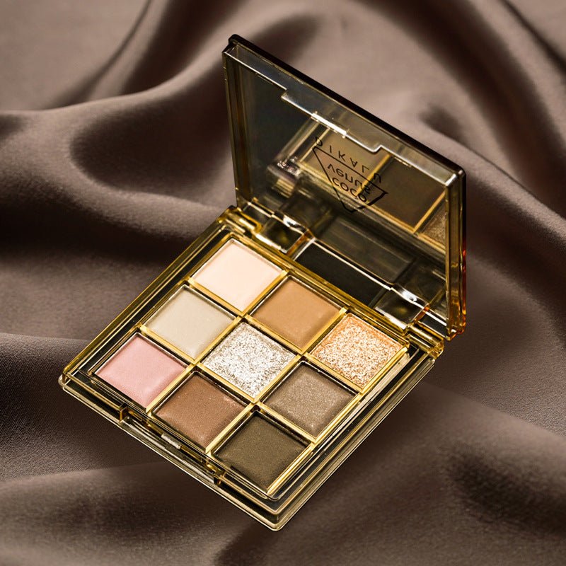 DIKALU Nine - color Eye Shadow City Cold And Warm Plate Shimmer Matte Acrylic Transparent Nine - grid Eye Shadow - Eshtree