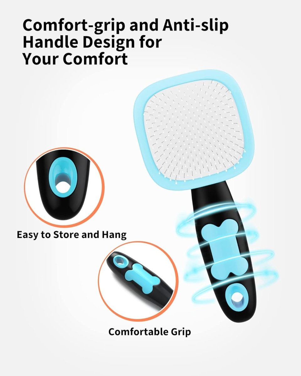 Dog Brush Cat Brush Pet Grooming Brush - Shedding Grooming Tools - Eshtree