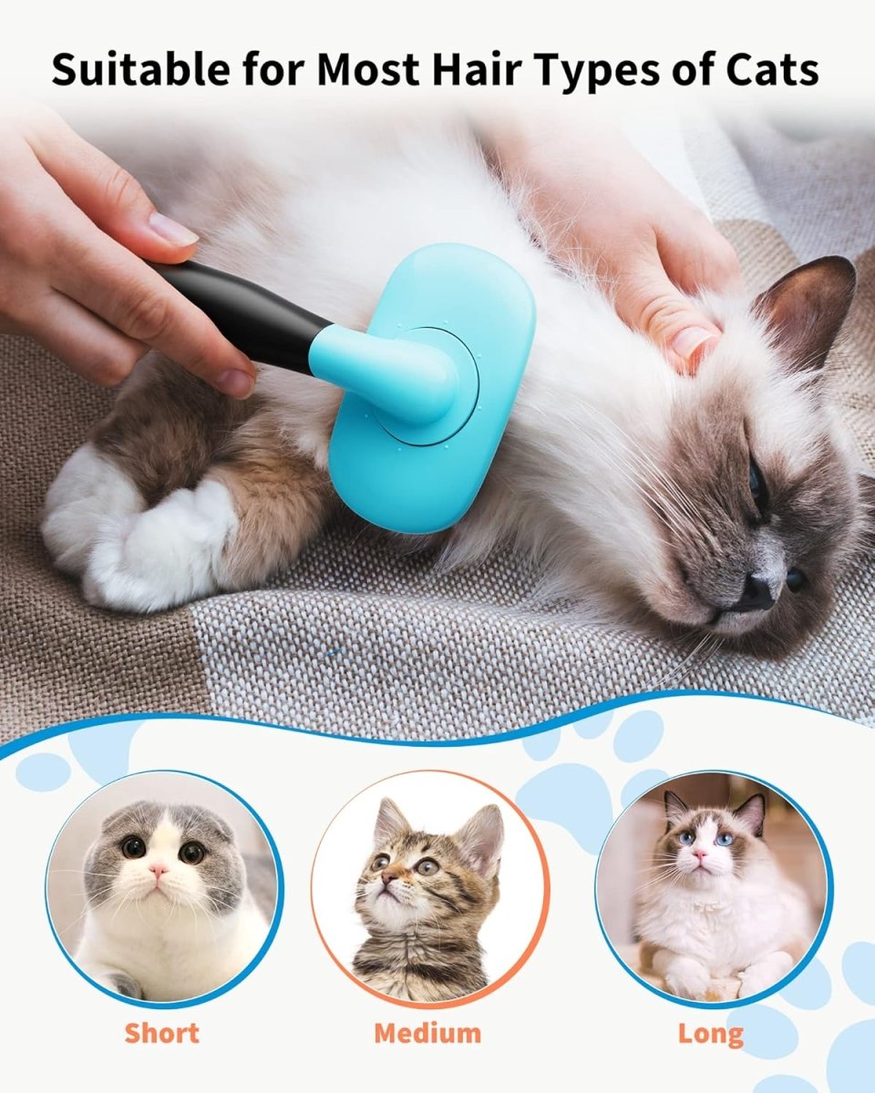 Dog Brush Cat Brush Pet Grooming Brush - Shedding Grooming Tools - Eshtree