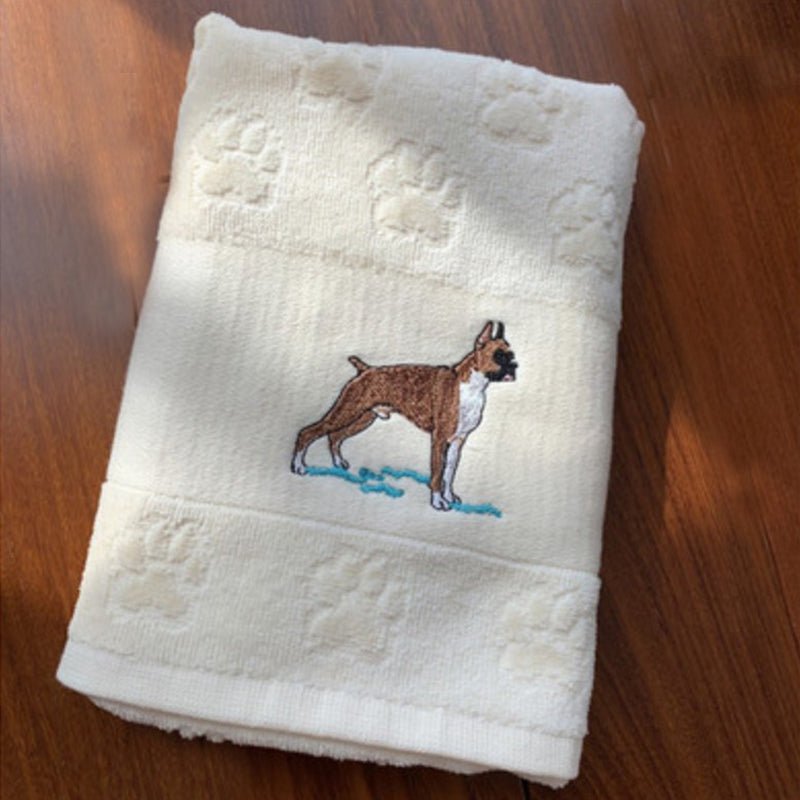 Dog Embroidery Water Absorbing Wash Towel - Eshtree