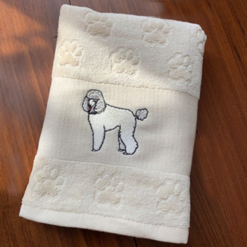 Dog Embroidery Water Absorbing Wash Towel - Eshtree