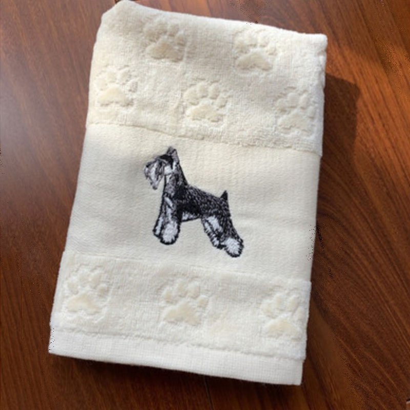 Dog Embroidery Water Absorbing Wash Towel - Eshtree