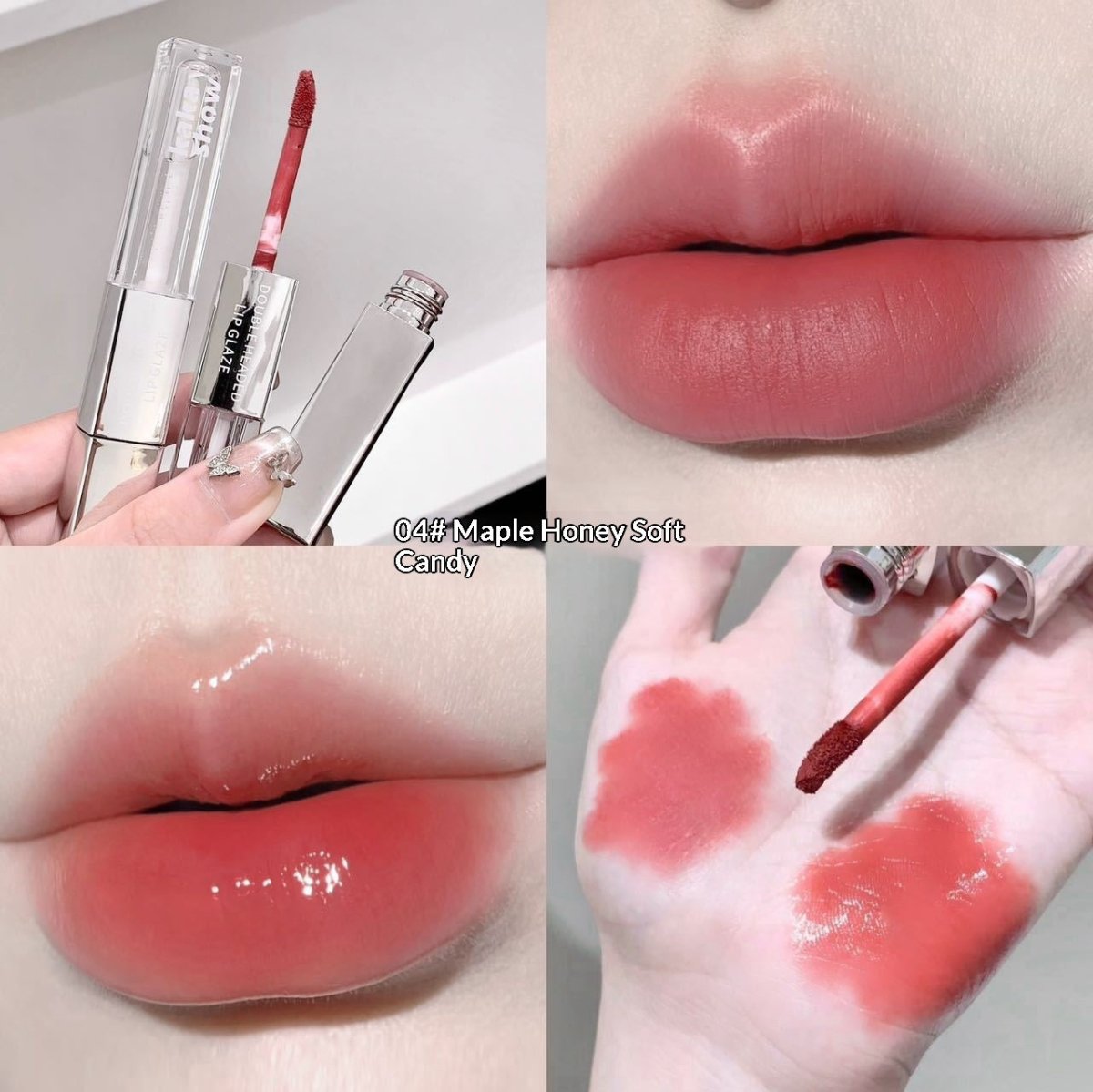 Double - ended Dual - effect Lip Gloss Matte Velvet - Eshtree