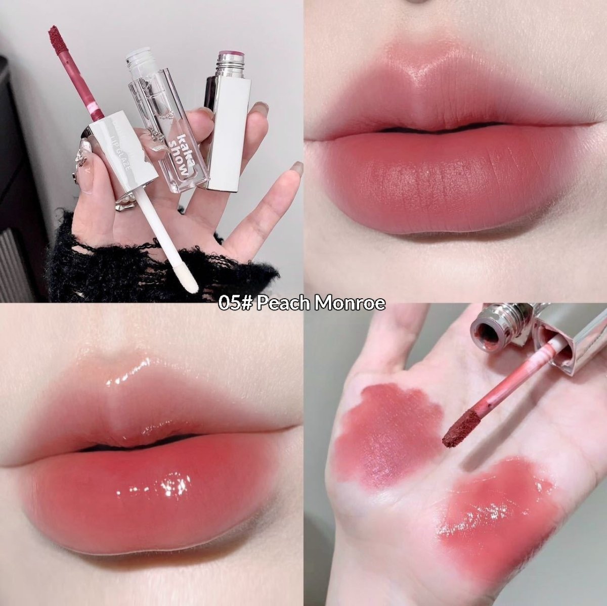 Double - ended Dual - effect Lip Gloss Matte Velvet - Eshtree