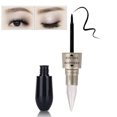 Double head six color eyeshadow black eyeliner - Eshtree