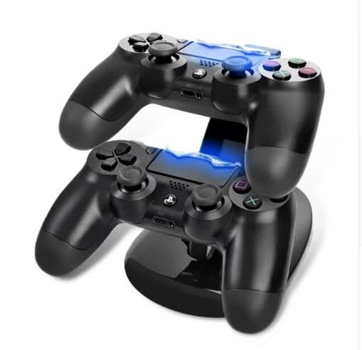 Dual USB Charge Dock Stand USB Charging Dock Station Stand With usb charging cable ForPlaystation 4 PS4 controllers - Eshtree