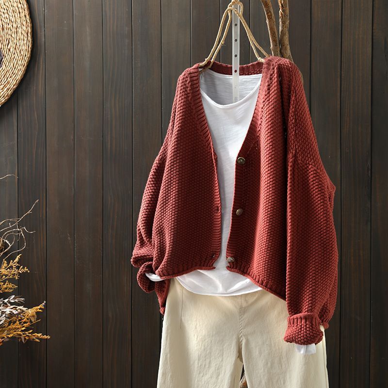 Women's Solid Color Cardigan