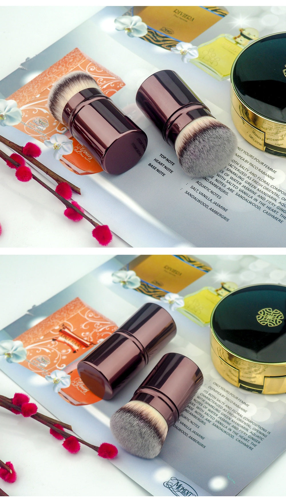 No Trace Do Not Eat Foundation Makeup Brush