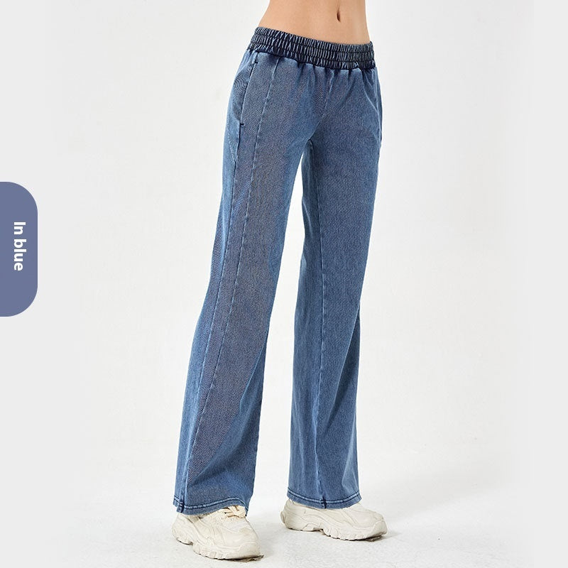 Spring And Summer High Waist Loose All-matching Jeans