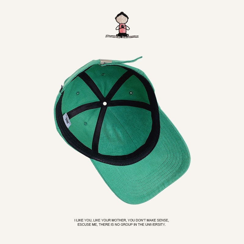 Women's Fashion Letter Embroidery Korean Sun-proof Peaked Cap