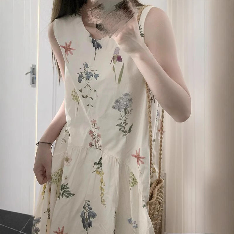 Summer Girls' Loose Slimming Vacation Dress