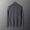 Men's Solid-Color Warm Knitted Cardigan