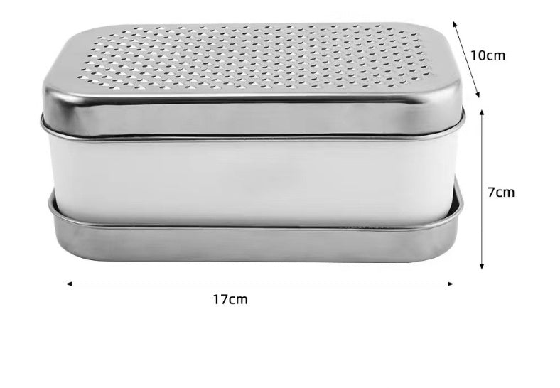 Double-sided Grater Oval Cheese Planer Rectangular Grater Cheese Grater Chopper Ginger Shredder Knife