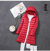 Women's Mid-length Fashion Lightweight Down Jacket