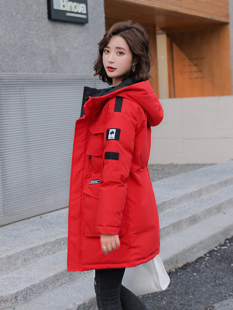 Girls' Korean-style Loose Down Cotton-padded Jacket