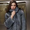 Women's Casual Versatile Collared Warm Fur Jacket