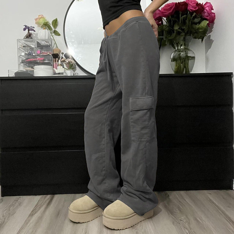 European And American Style Straight Exercise Casual Pants Women