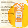 Orange Enzyme Exfoliating Gel Facial Deep Cleansing Moisturizing Gentle Rubbing Mud Exfoliating Skin