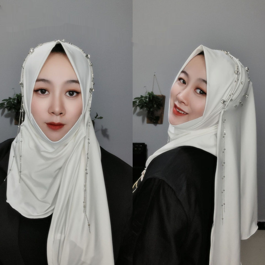 Milk Silk Double-sided Tassel Heavy Industry Winding Towel New Scarf