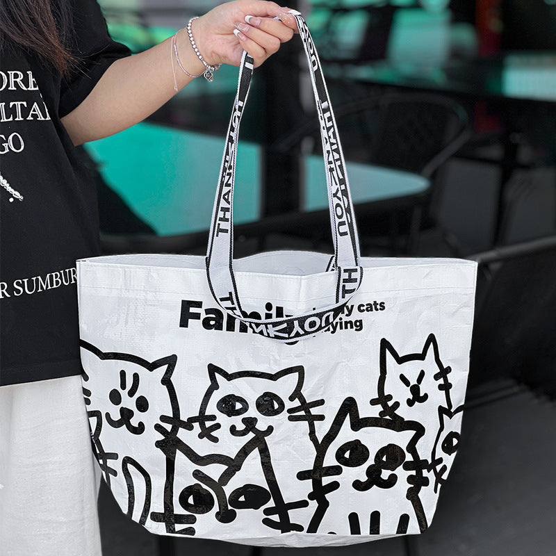 Waterproof Woven Handbag