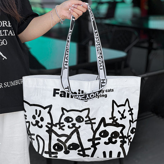 Waterproof Woven Handbag