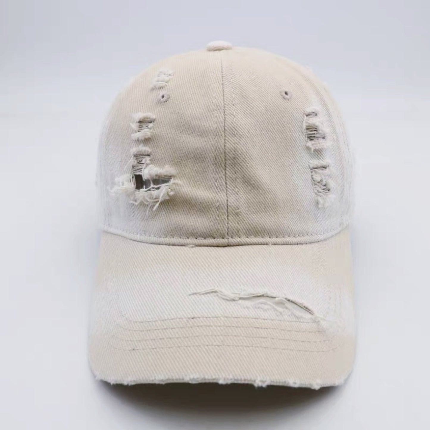 Washed Make Old Ripped Baseball Cap For Women