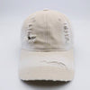 Washed Make Old Ripped Baseball Cap For Women