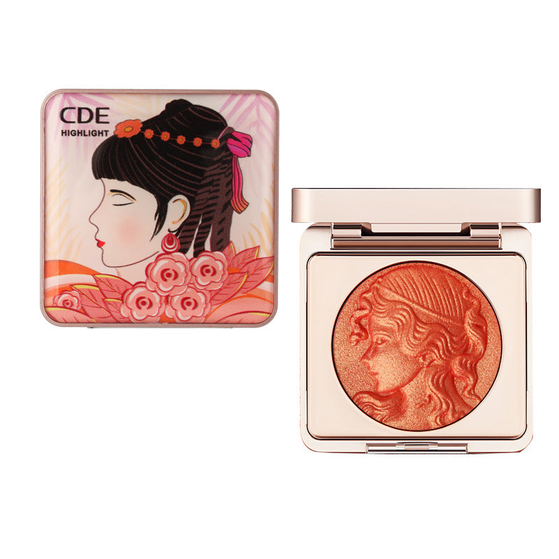 Naturally Enhance The Complexion Orange  Embossed Rouge
