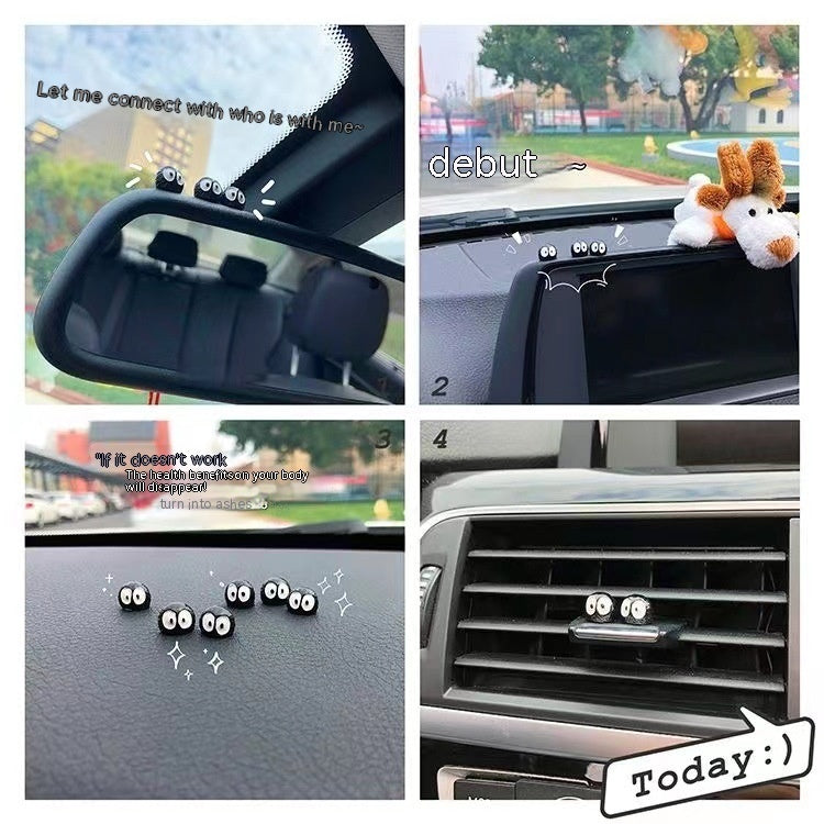 Car Black Briquette Decoration Interior Decoration Supplies