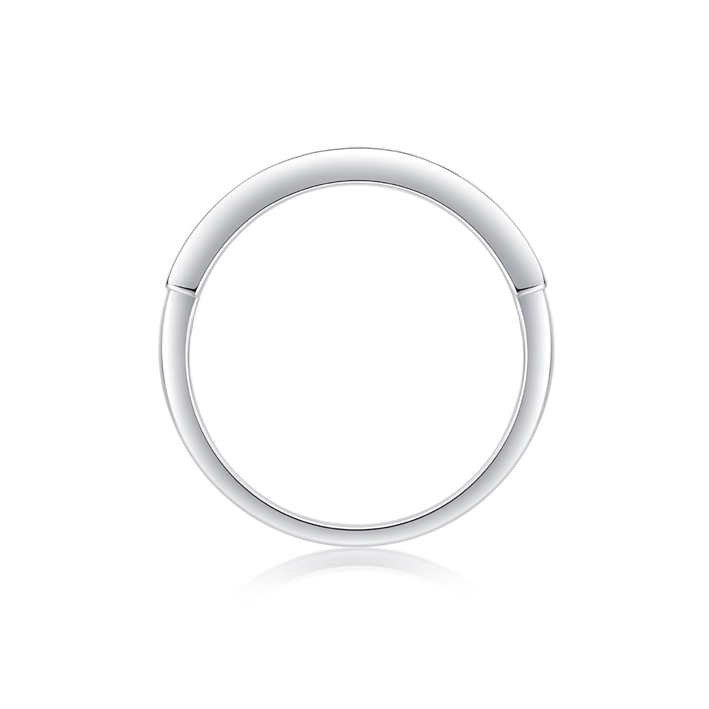 Birth Sun - A Wedding Ring Set With Top-quality Moissanite S925 In Silver And Platinum-plated. The Ring Can Be Tested With A Diamond Pen