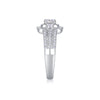 Afternoon Gobi - A Wedding Ring Set With 0.5-carat Top-quality Moissanite S925 Silver And Gold-plated Diamond Can Be Inspected With A Diamond Pen