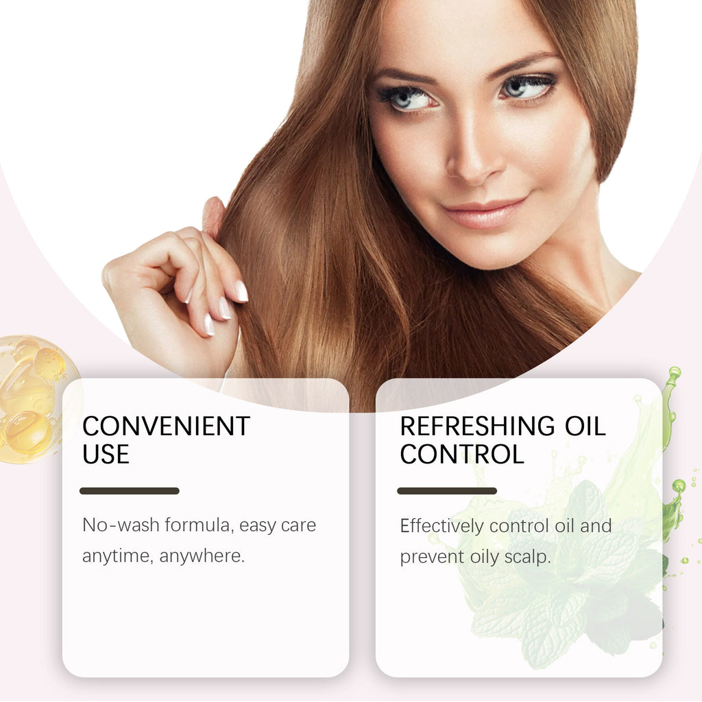 بخاخ مغذي للشعر للاستخدام مرة واحدة، للعناية بفروة الرأس، مغذي للشعر الجاف، يمنح الشعر نعومة فائقة.