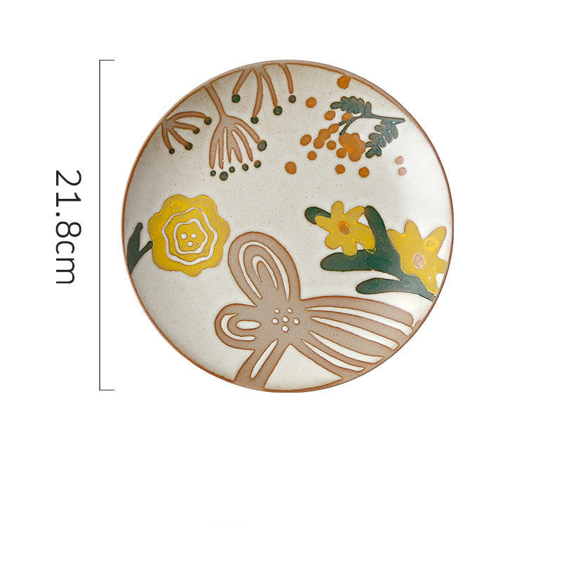 Countryside Flower Pure Hand-painted Ceramic Tableware