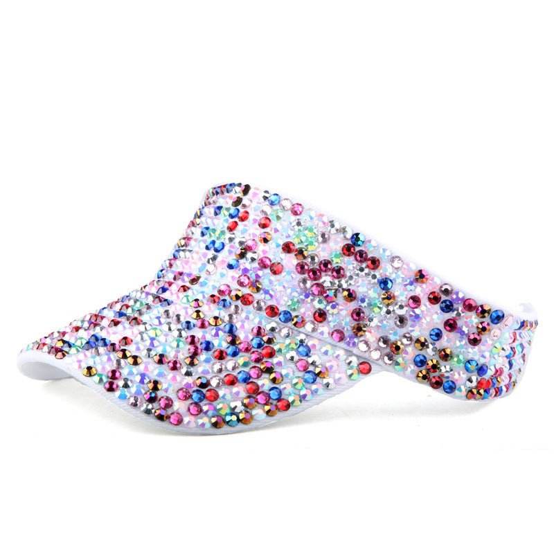 Spot Drill Sun Hat Sun Protection No Top Girl's Cap