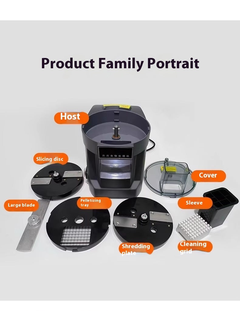 Commercial Vegetable Cutter Multi-function Automatic Dicing Slice