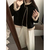 Retro Stand Collar Short One-piece Coat Women's Winter New Fur Lamb Wool