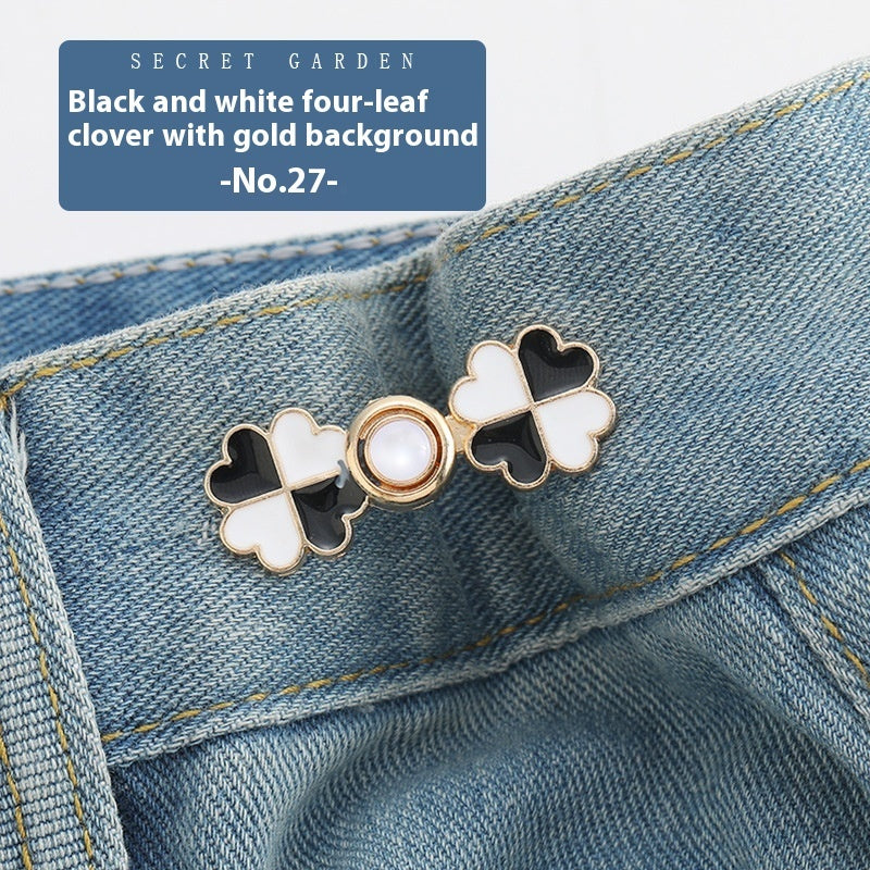Waist Button Metal Buckle Nail-free Snap Fastener