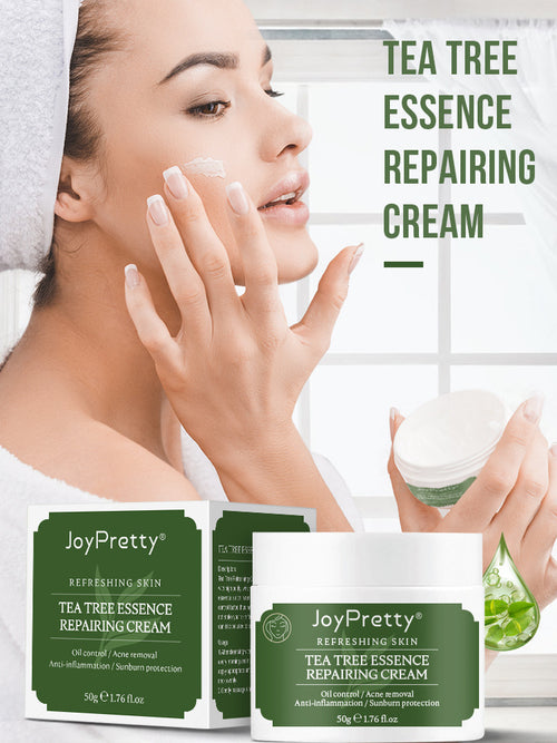 Tea Tree Oil Control Acne Moisturizing Moisturizing Cream