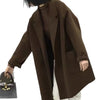 Women's Mid-length Simple Fashion Korean Style Loose Woolen Coat