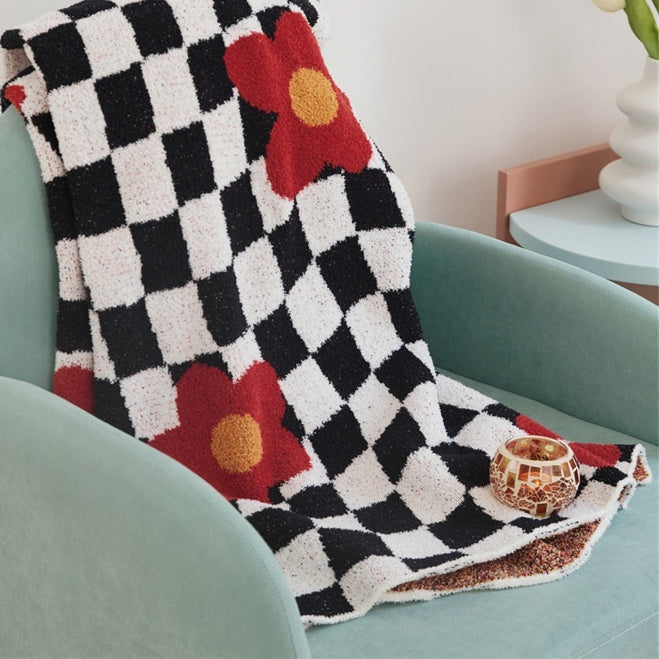 Office Nap Knitted Half Velvet Leisure Blanket