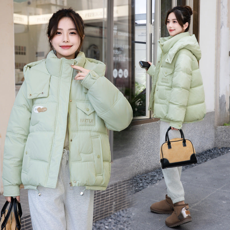 Women's Candy-colored Cotton-padded Jacket
